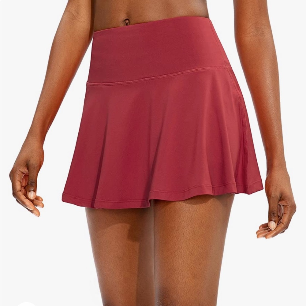 Red Tennis Skirt